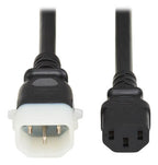 Eaton P005-E04 power cable Black 47.2" (1.2 m) C14 coupler C13 coupler