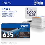 Brother TN-635BK toner cartridge 1 pc(s) Original Black
