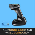Adesso NuScan 3000 Handheld bar code reader 2D CMOS Black