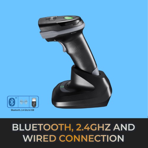 Adesso NuScan 3000 Handheld bar code reader 2D CMOS Black