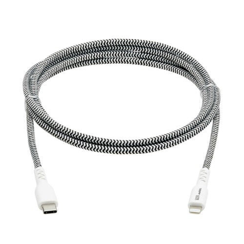 Tripp Lite M102-010-HD lightning cable 120.1" (3.05 m) Black, White