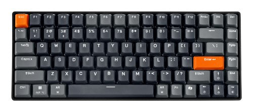 Adesso EasyTouch 1000 keyboard Home/Office USB + RF Wireless + Bluetooth QWERTY US English Black, Gray