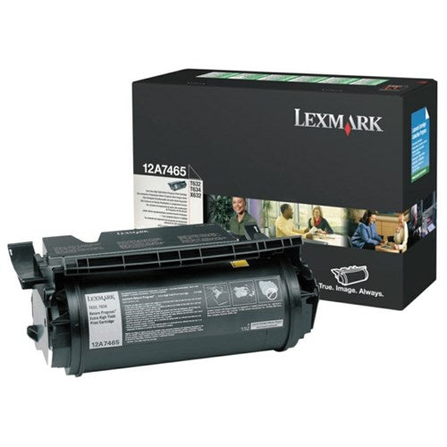 12A7465 Toner black, 32K pages @ 5% coverage