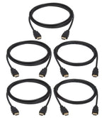 Eaton P568-006-5PK HDMI cable 70.9" (1.8 m) HDMI Type A (Standard) Black