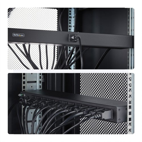 StarTech.com 1315B8H-RACK-PDU power distribution unit (PDU) 13 AC outlet(s) 1U Black