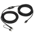 Tripp Lite U330-10M-1 USB cable USB 3.2 Gen 1 (3.1 Gen 1) 393.7" (10 m) USB A 2 x USB A Black