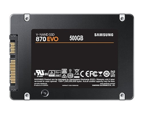 Samsung 870 EVO 500 GB 2.5" Serial ATA III V-NAND MLC