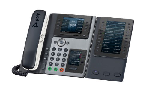 HP Poly Edge E450 IP Phone and PoE-enabled GSA/TAA