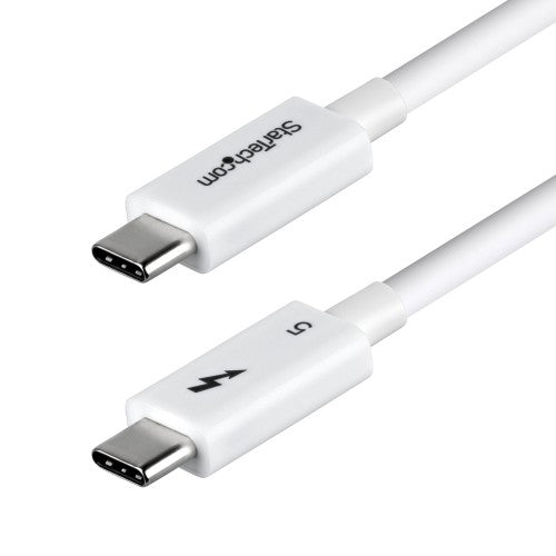 StarTech.com TBLT5MM50CM240WWH Thunderbolt cable 19.7" (0.5 m) 120 Gbit/s White