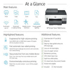 HP Smart Tank 7602 Wireless All-in-One Color Printer, Two-sided printing; Copier, Scanner