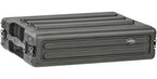 SKB Roto-Molded 2U Shallow Rack Black