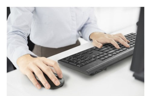 Kensington KM270 EQ keyboard Mouse included Office RF Wireless + Bluetooth QWERTY US English Black