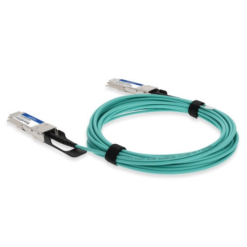 AddOn Networks ADD-QARQPA-AOC3M InfiniBand/fibre optic cable 118.1" (3 m) QSFP+ Active DAC Aqua color