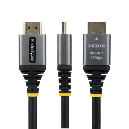 StarTech.com HDMM21V3F HDMI cable 35.8" (0.91 m) HDMI Type A (Standard) Black, Silver