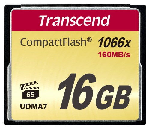 Transcend CompactFlash Card 1000x 16GB MLC