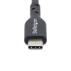 StarTech.com USB2CC6FBKE USB cable USB 2.0 70.9" (1.8 m) USB C 0.48 Gbit/s 60 W Black