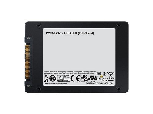 Samsung PM9A3 7.68 TB 2.5" PCI Express 4.0 NVMe V-NAND TLC
