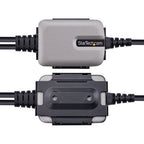 StarTech.com 2P6FFC-USB-SERIAL cable gender changer USB-A 2 x DB-9 RS-232 Black, Gray