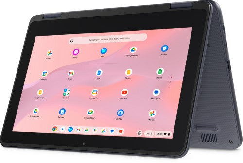 DELL Chromebook CC11260 2-in-1 Intel® N N150 Hybrid (2-in-1) 11.6" Touchscreen HD 8 GB LPDDR5-SDRAM 64 GB eMMC Wi-Fi 6E (802.11ax) ChromeOS US English Gray