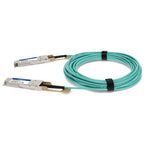 AddOn Networks 1445019F10C-AO InfiniBand/fibre optic cable 393.7" (10 m) QSFP28 AOC Aqua color