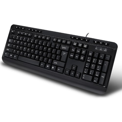 Adesso AKB-132HB keyboard Universal USB QWERTY US English Black