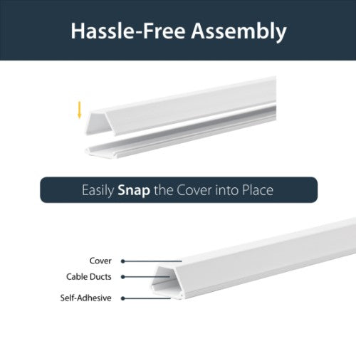 StarTech.com TC6W2 mounting kit White PVC