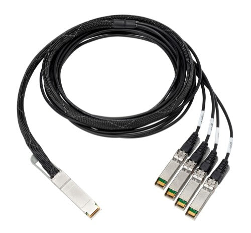 HPE 100Gb QSFP28 to 4x25Gb SFP28 3m Direct Attach Copper Cable