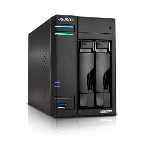 Asustor LOCKERSTOR 2 Gen2 (AS6702T) NAS Desktop Intel® Celeron® N5105 4 GB DDR4 0 TB ADM Black