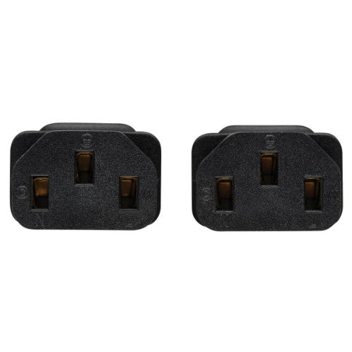 Tripp Lite P032-002-2C13 power cable Black 24" (0.61 m) C13 coupler C20 coupler