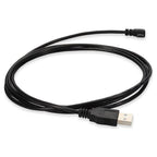 AddOn Networks USB2MICROUSBRT2M USB cable USB 2.0 78.7" (2 m) USB A Micro-USB B Black