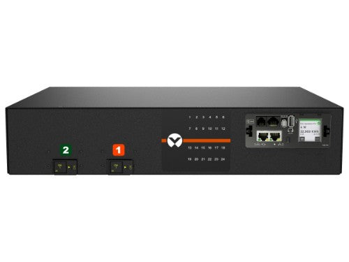 Vertiv Geist MNU5MDR6-24CF18-3TL6A0H10-S power distribution unit (PDU) 24 AC outlet(s) 0U Black