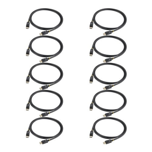 StarTech.com DISPLPORT10L10PK DisplayPort cable 118.1" (3 m) Black