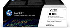 HP 202X 2-pack High Yield Black Original LaserJet Toner Cartridges