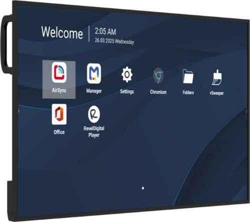 Viewsonic CDE4331-1C signage display Digital signage flat panel 43" LCD Wi-Fi 500 cd/m² 4K Ultra HD Black Built-in processor Android 14 24/7