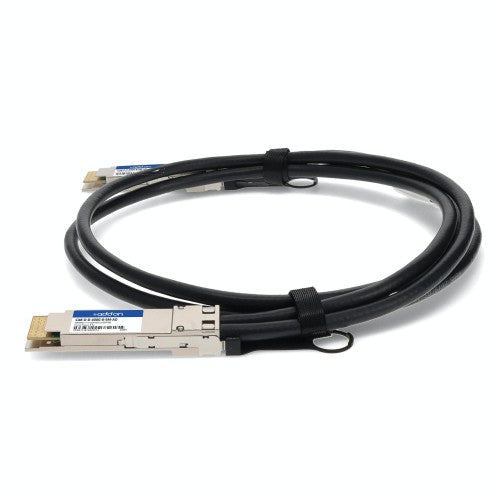 AddOn Networks CAB-D-D-400G-0-5M-AO InfiniBand/fibre optic cable 19.7" (0.5 m) QSFP-DD Black