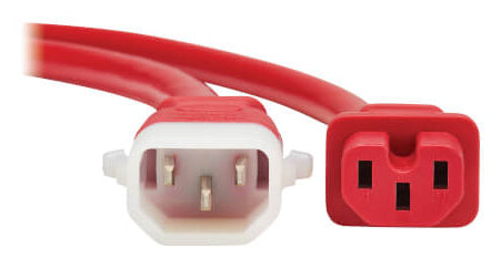 Eaton P018-E03-ARD-6 power cable Red 35.4" (0.9 m) C14 coupler C15 coupler