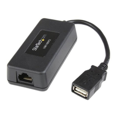StarTech.com USB110EXT2 network extender Network transmitter & receiver Black
