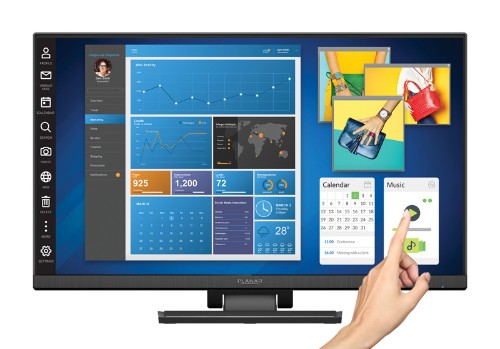 Planar Systems Helium PCT2435 computer monitor 24" 1920 x 1080 pixels Full HD LCD Touchscreen Black