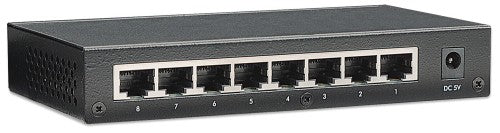 Intellinet 8-Port Fast Ethernet Office Switch Fast Ethernet (10/100) Black