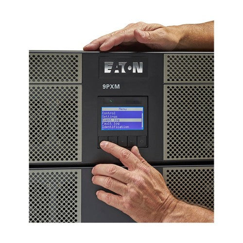 Eaton 9PXM12AAAAA rack cabinet 21U Freestanding rack Black, Silver