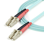 StarTech.com A50FBLCLC1 InfiniBand/fibre optic cable 39.4" (1 m) LC Aqua color