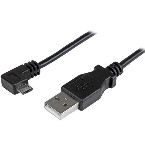 StarTech.com USBAUB2MRA USB cable USB 2.0 78.7" (2 m) USB A Micro-USB B Black