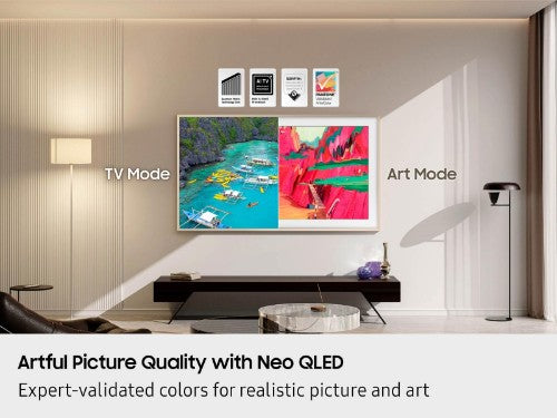 Samsung The Frame Pro QN85LS03FWFXZA TV 85" 4K Ultra HD Smart TV Wi-Fi Black