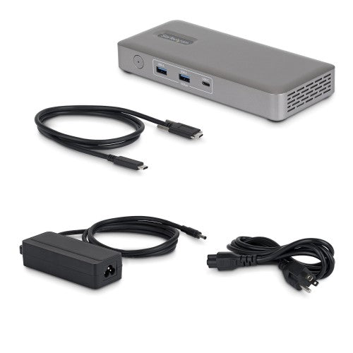 StarTech.com 208N-USB4-DOCK laptop dock/port replicator Wired Gray