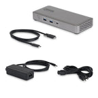 StarTech.com 208N-USB4-DOCK laptop dock/port replicator Wired Gray