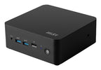 MSI Cubi NUC AI 1UMG-010US PC/workstation Intel Core Ultra 7 155H 32 GB DDR5-SDRAM 1 TB SSD Windows 11 Pro Mini PC Black