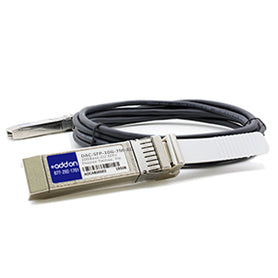AddOn Networks 7m, 2xSFP+ InfiniBand/fibre optic cable 275.6" (7 m) SFP+ Black