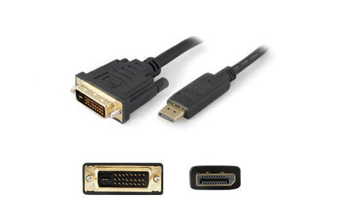 AddOn Networks DISPLAYPORT2DVI10F video cable adapter 118.1" (3 m) DisplayPort DVI Black