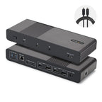 StarTech.com 206N-TB5USB4DOCK laptop dock/port replicator Wired Thunderbolt 5 Black, Gray