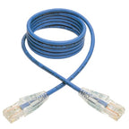 Tripp Lite N201-S04-BL networking cable Blue 48" (1.22 m) Cat6 U/UTP (UTP)